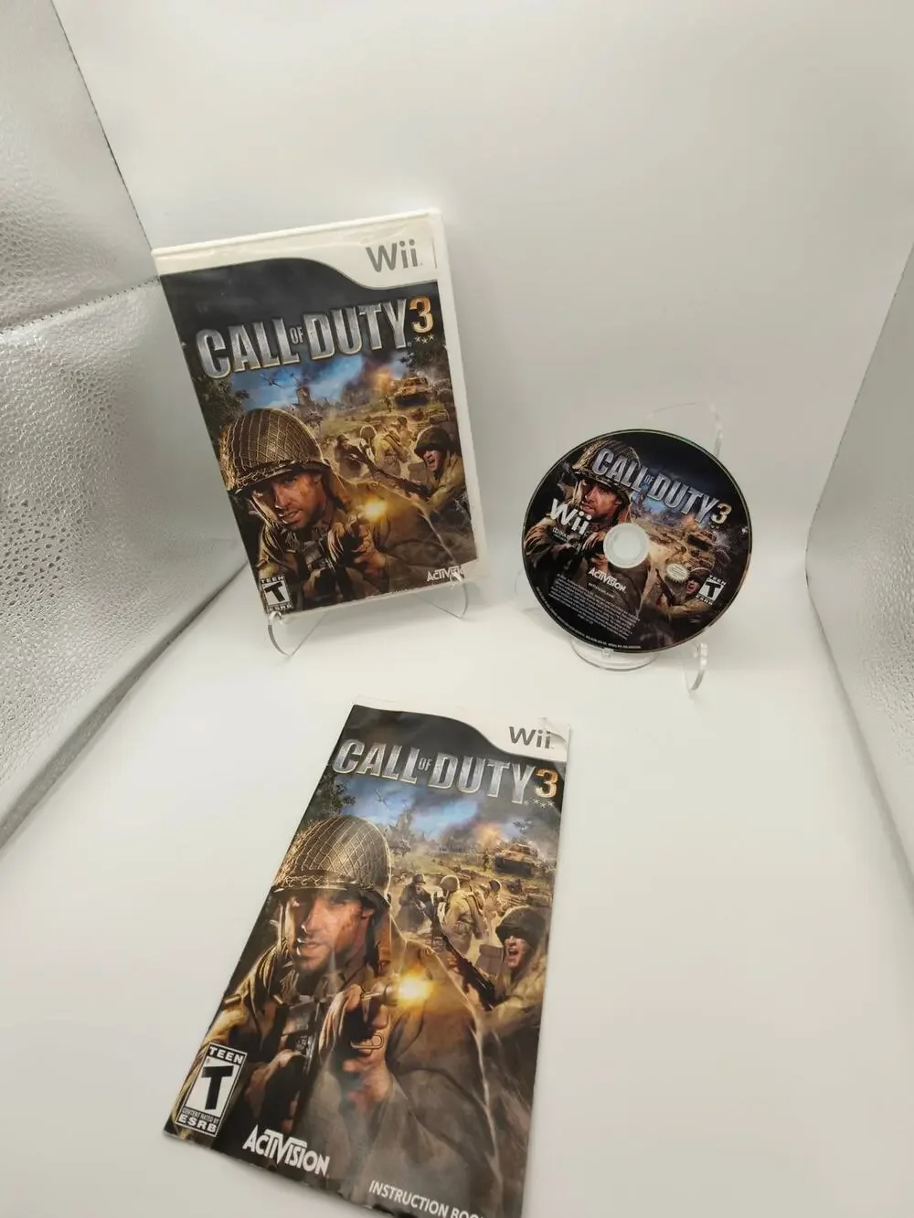Call of Duty 3 Nintendo Wii CIB With Manual Tested